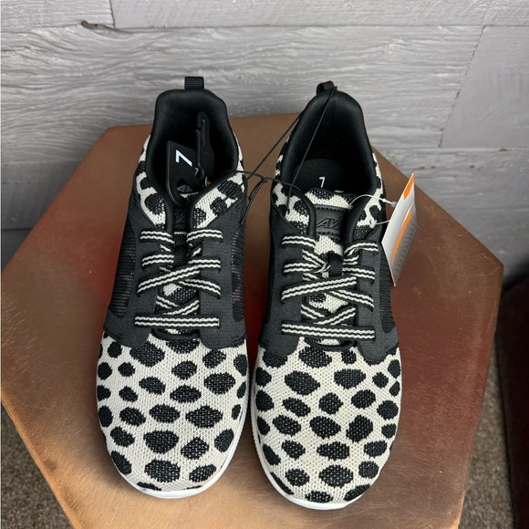 Puma Black and White Leopard Print Sneakers - Picture 2 of 5